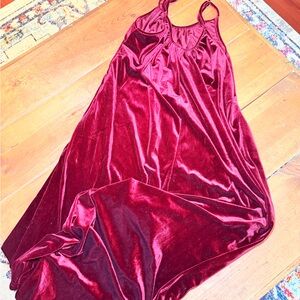 Elegant Velvet Maroon Romper